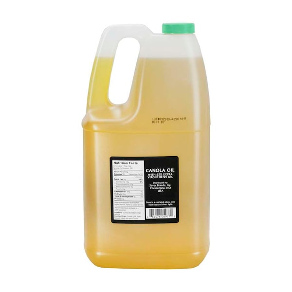 Savor Imports-Carello Savor Imports 75/25 Percent Canola Extra Virgin Oil 1 gal. Jug, PK6 350867 - main